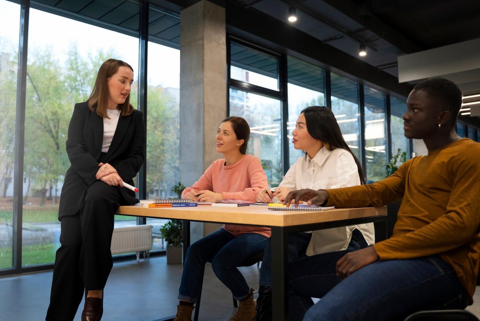 Espacios de trabajo modernos para automatización de procesos financieros empresariales